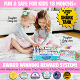 Mini Milestones Potty Training Behavior Reward Chart - Farm Animals - Set of 2