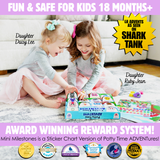 Mini Milestones Potty Training Behavior Reward Chart - Unicorn Friends - Set of 2