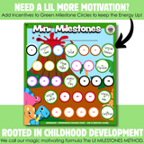 Mini Milestones Potty Training Behavior Reward Chart - Dinosaurs - Set of 2