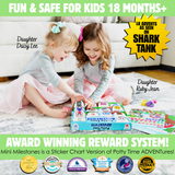 Mini Milestones Potty Training Behavior Reward Chart - Dinosaurs - Set of 2