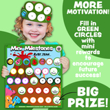 Mini Milestones Behavior Reward Chore Chart - Dinosaurs