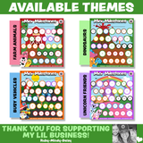 Mini Milestones Behavior Reward Chore Chart - Dinosaurs