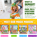 Mini Milestones Potty Training Behavior Reward Chart - Dinosaurs - Set of 2