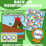 Mini Milestones Behavior Reward Chore Chart - Dinosaurs