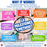 Mini Milestones Potty Training Behavior Reward Chart - Busy Vehicles - Set of 2