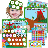 Mini Milestones Behavior Reward Chore Chart - Dinosaurs