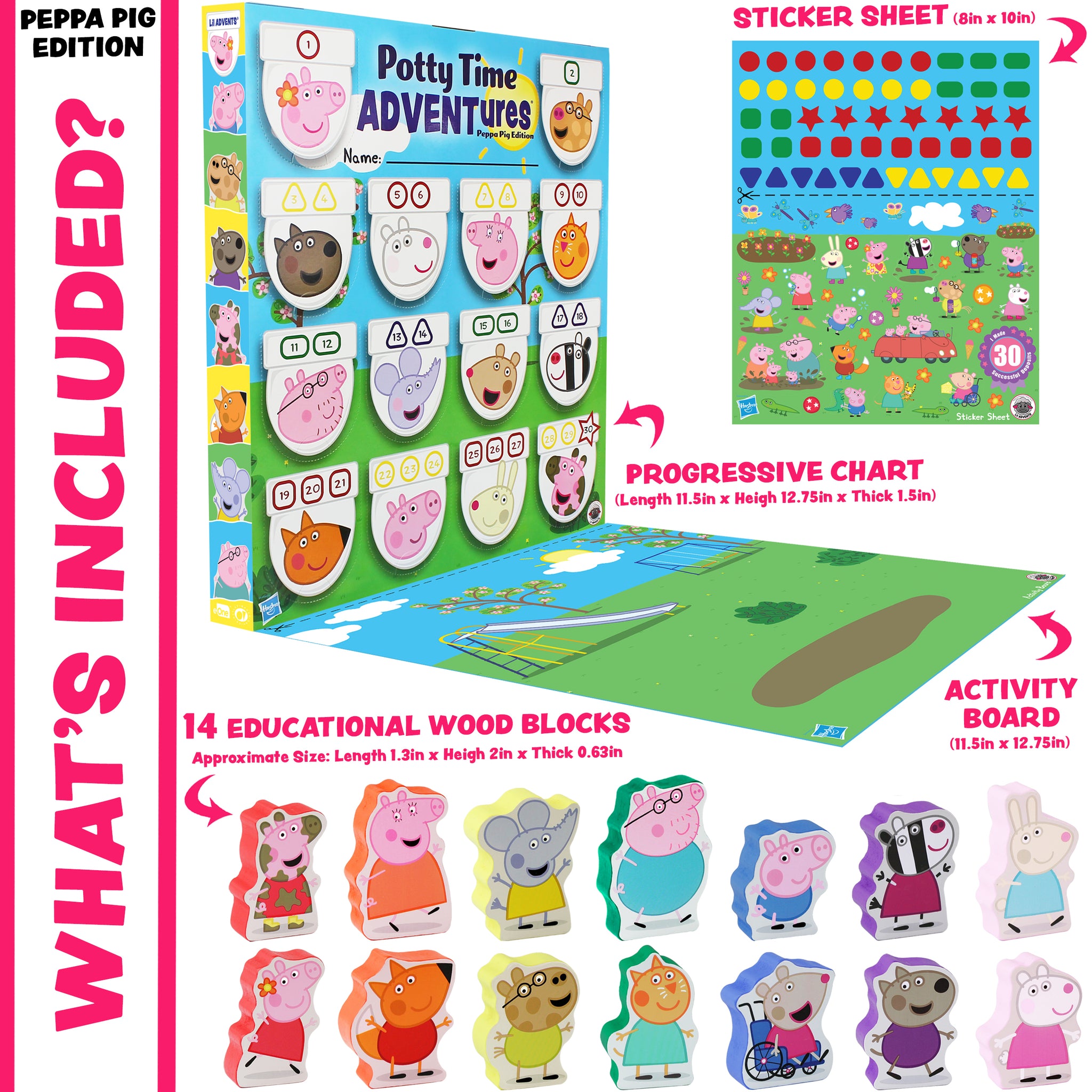  Peppa Pig Girls Toddler Potty Includes Stickers And
